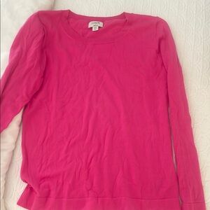 J.Crew Pink Long Sleeve Top